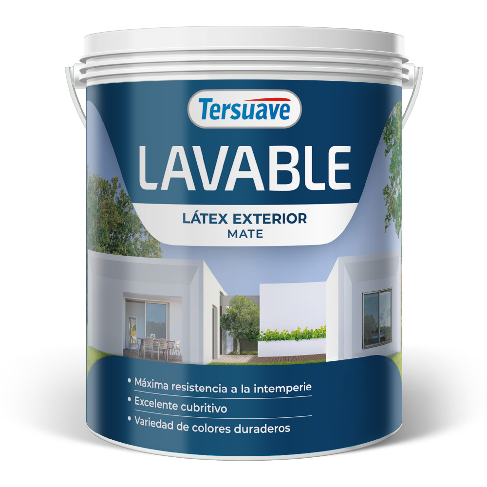 Lavable Exterior Látex Acrilico Mate Bermellon x 1 lts
