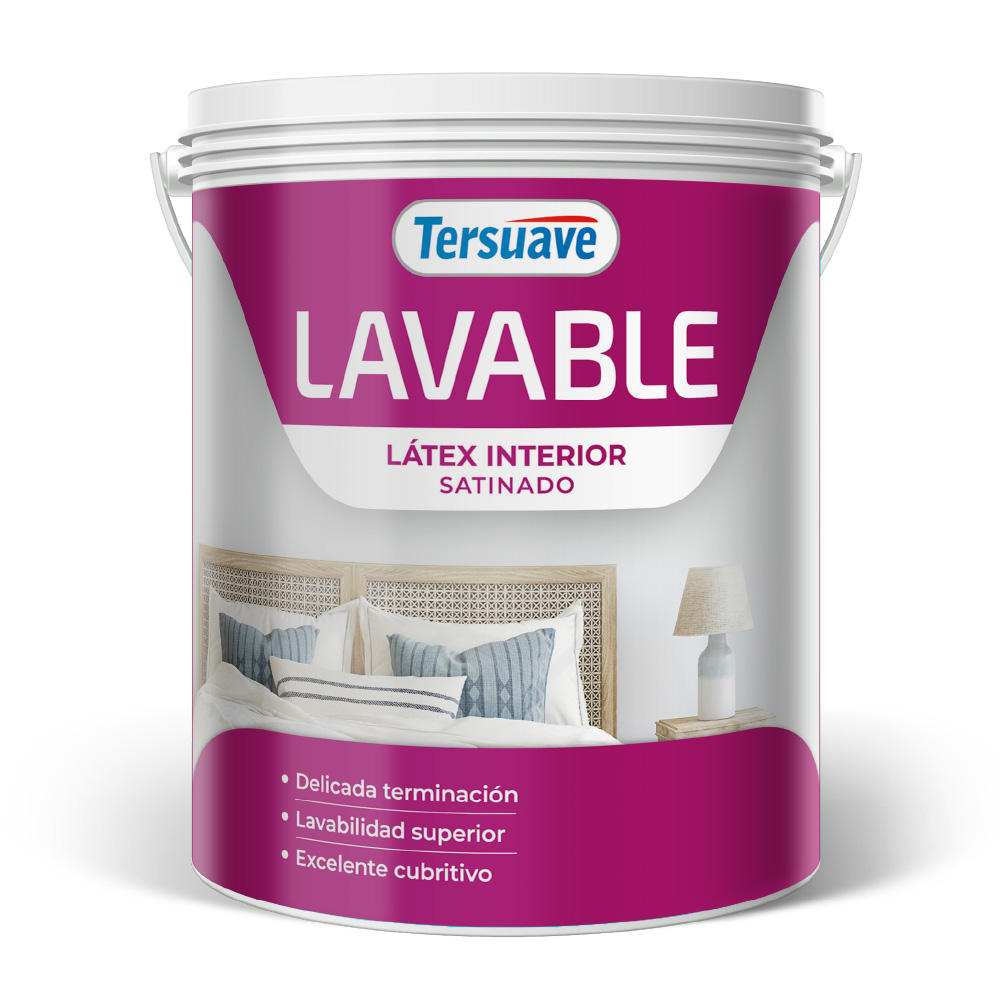 Lavable Interior Látex Blanco Satinado x 20 lts