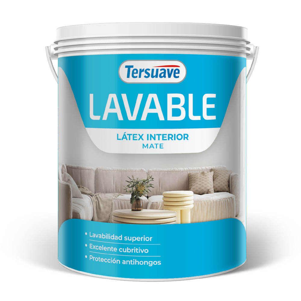 Lavable Interior Látex Blanco Mate x 1 lts