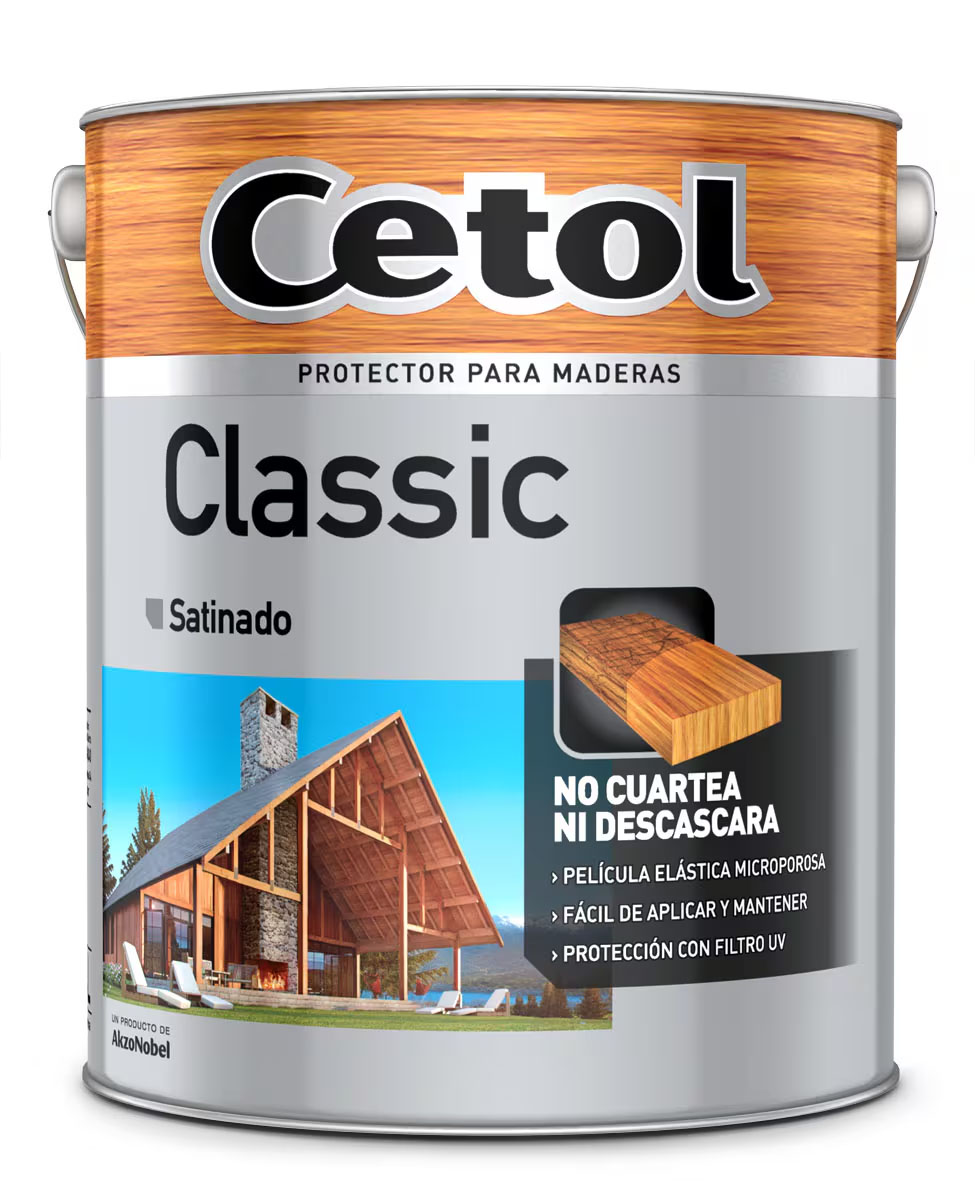 CETOL CLASSIC SATINADO ROBLE X  4 LTS.
