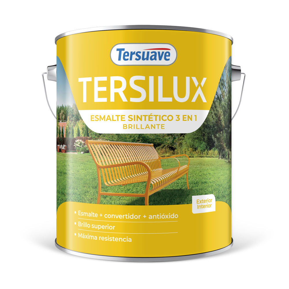 Tersilux Esmalte Sint. 3en1 Brillante Amarillo x 1/4 lts