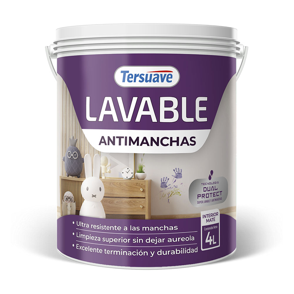 Lavable Antimanchas Int Mate Blanco 10L
