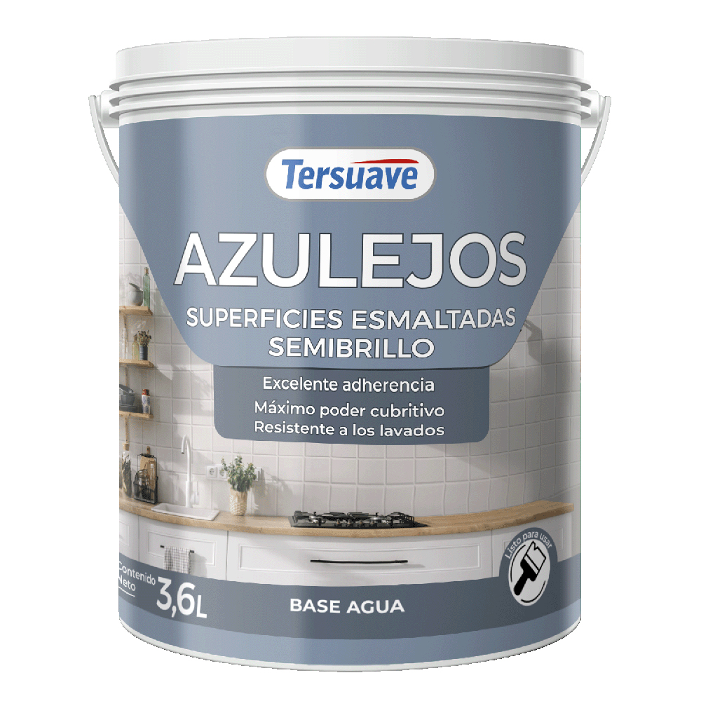 Azulejos Tersuave Blanco Base 3.6 lts