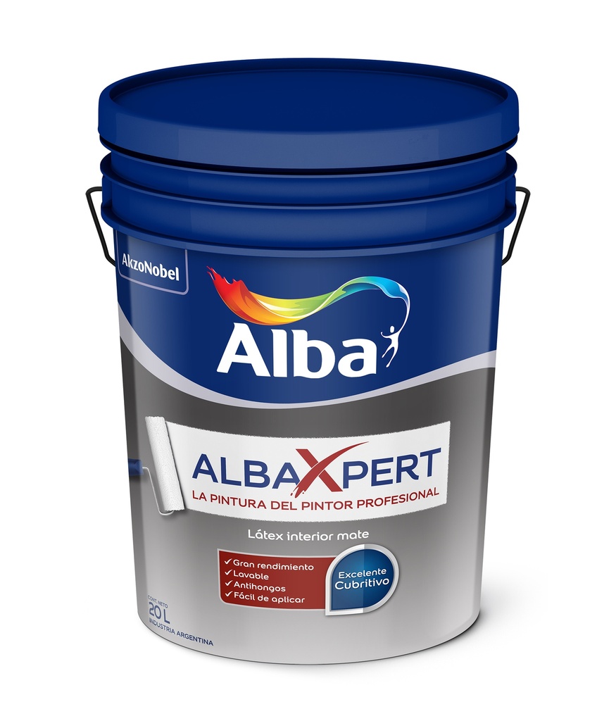 AA ALBAXPERT MAT WHITE 20L