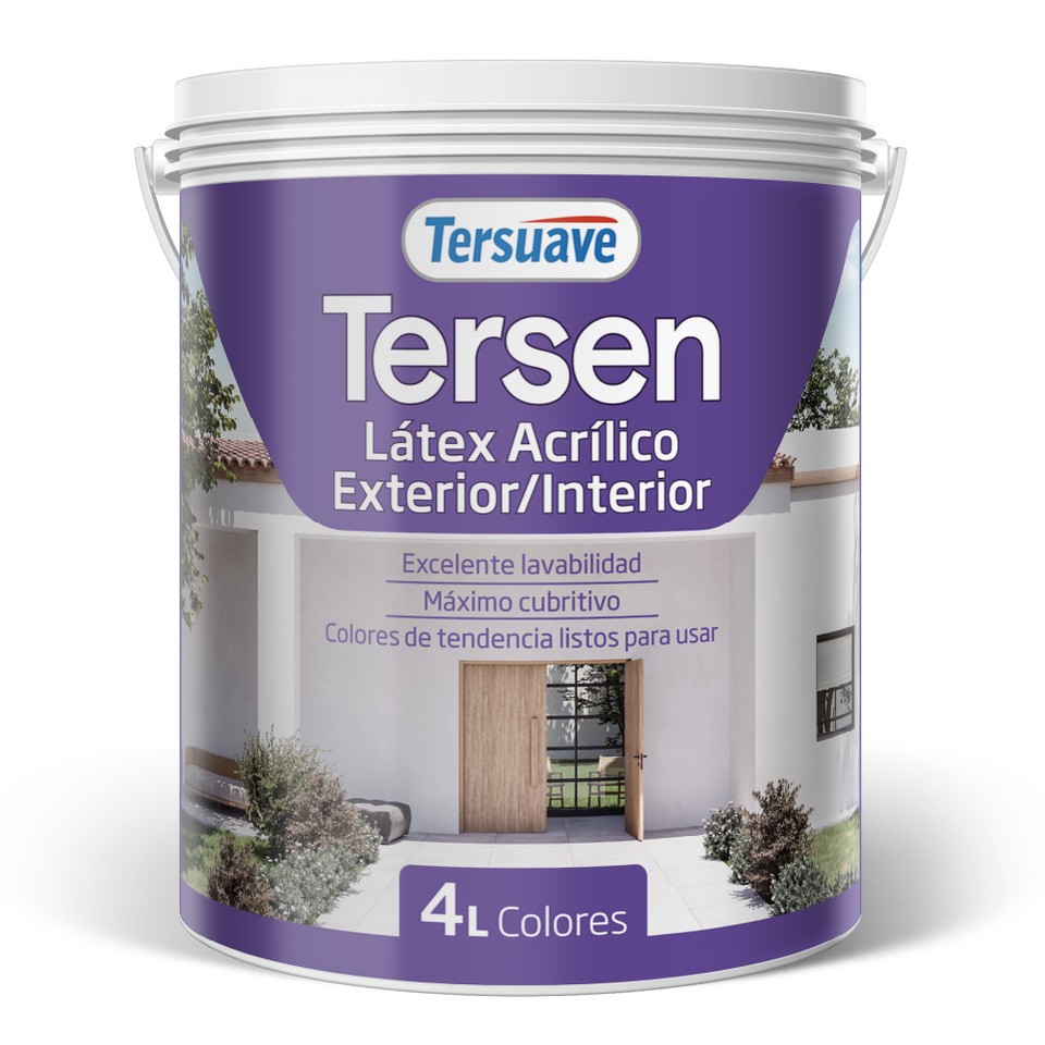 Tersen Latex Ext/Int Mate Verde Calma x 4 lts