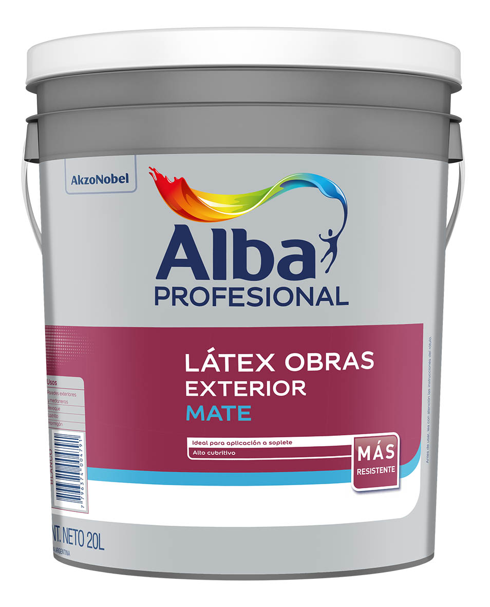 ALBA OBRAS A30 PRO LAT EXT BLANCO - 20 L