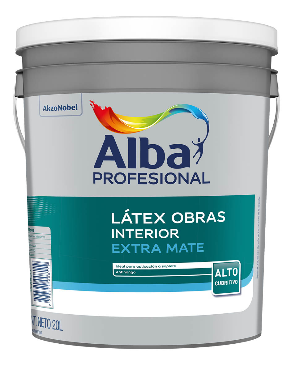 ALBA OBRAS A30 PRO LAT INT BLANCO - 20 L