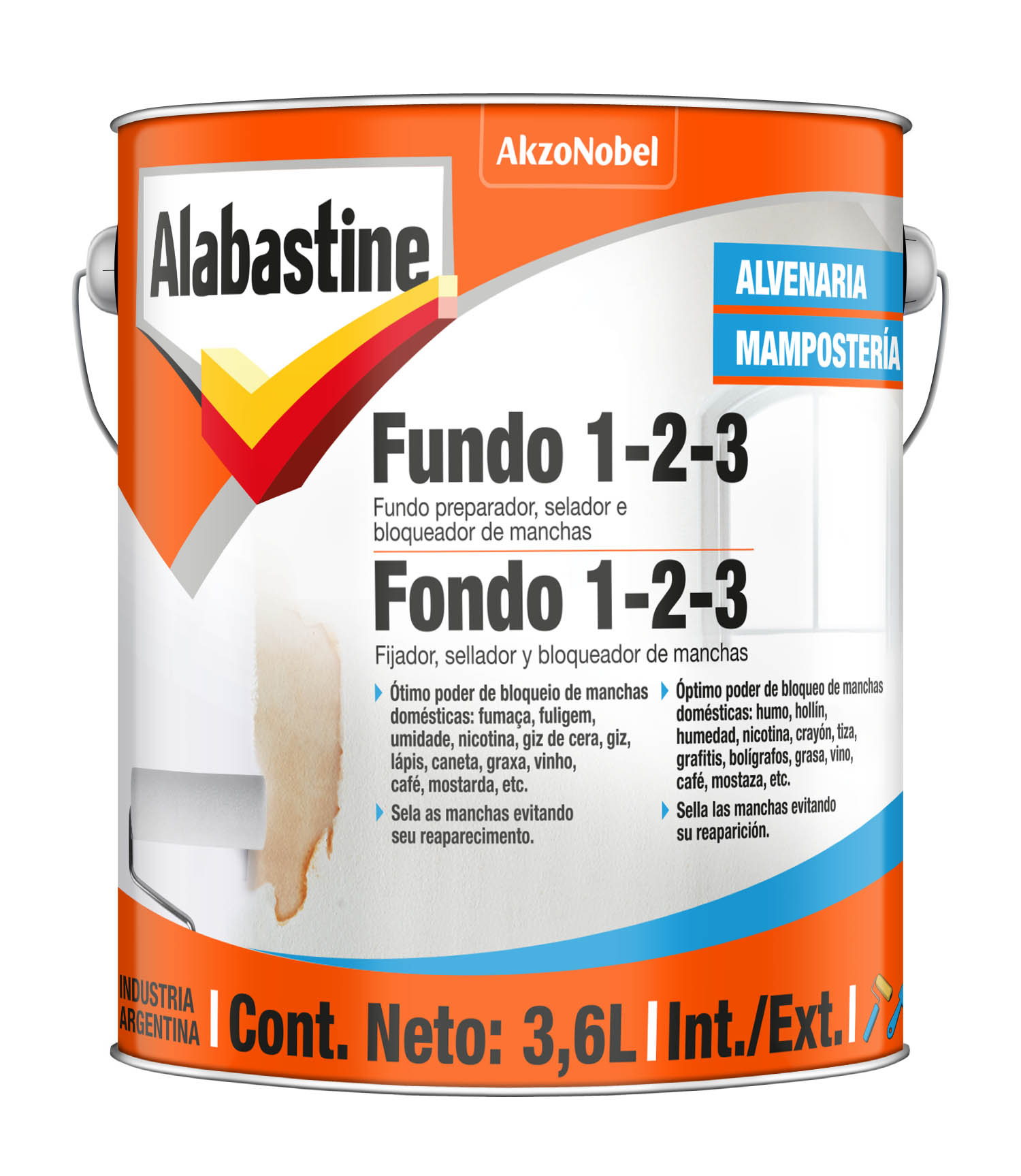 ALABASTINE FONDO 123 3,6 L